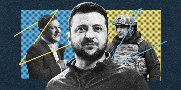Experts say one of the defining moments of Zekenskyy’s war-time leadership was his decision to remain in Kyiv.