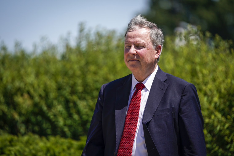 Rep. Doug Lamborn, R-Colo., departs from a news conference held by the House Republican Israel Caucus on May 19, 2021 in Washington, D.C.