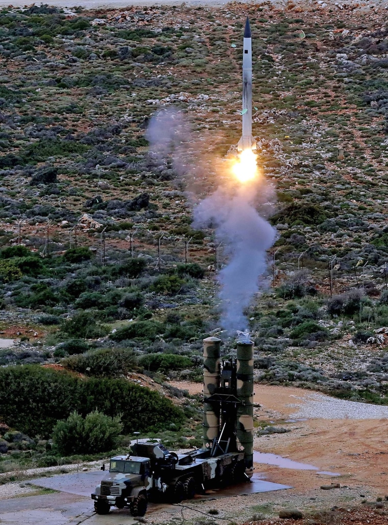 An S-300 PMU-1 anti-aircraft missile