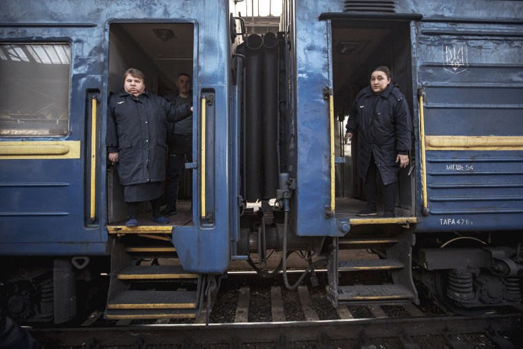 War Refugees From Ukraine In Lviv Railway Station