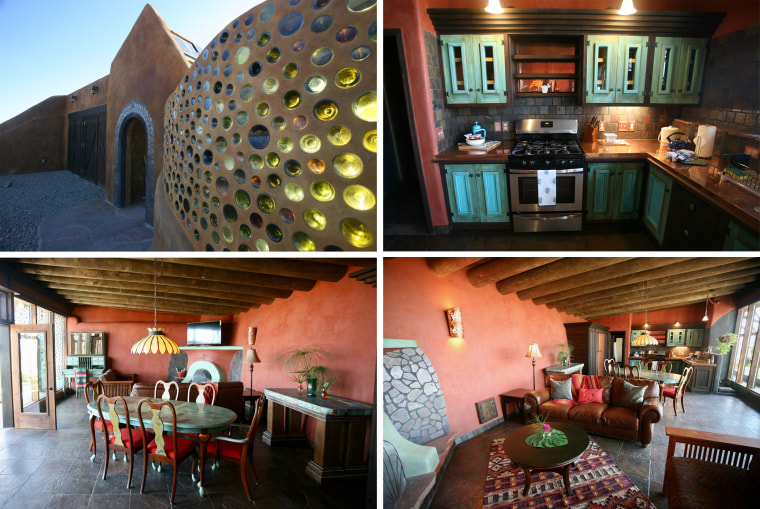 The Vallecitos Earthship offers Architect Michael Reynolds’ signature whimsical style alongside the traditional comforts of home. 