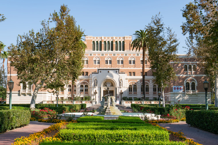 Image: University of Southern California campus in Los Angeles.