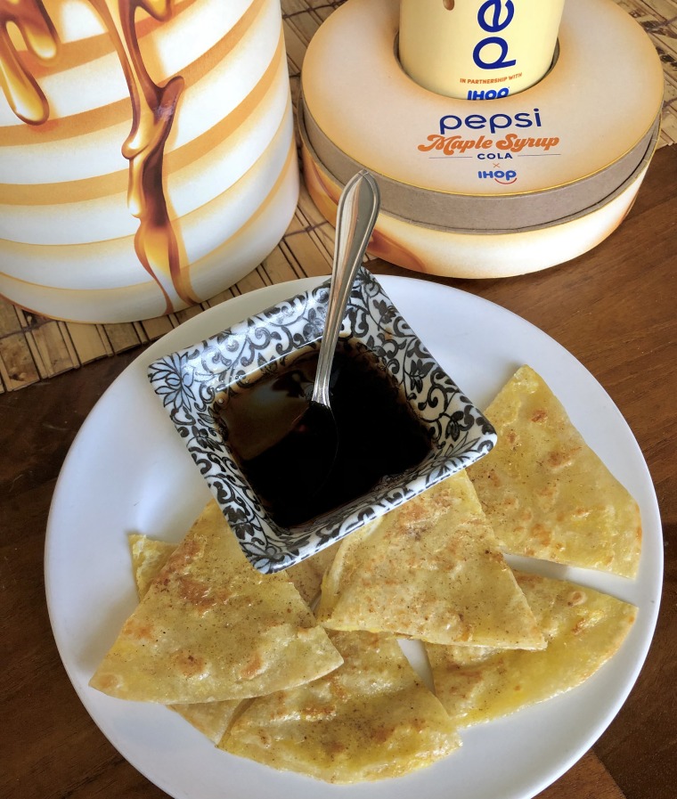 Reducing Maple Syrup Pepsi to make Pepsi Maple Syrup: Yes, it’s in a dish and it’s on the side, but it’s still a condiment, not a side dish. Don’t @ me!