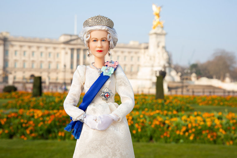 To celebrate Queen Elizabeth II's Platinum Jubilee year, Mattel created a Barbie inspired by the monarch's iconic gowns.
