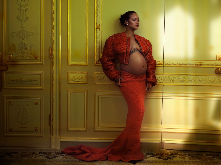 Rihanna announced in January that she was expecting her first child.