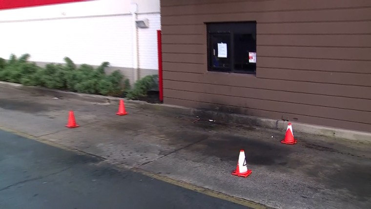 The drive-thru window at the Hueytown, Alabama, Arby's.