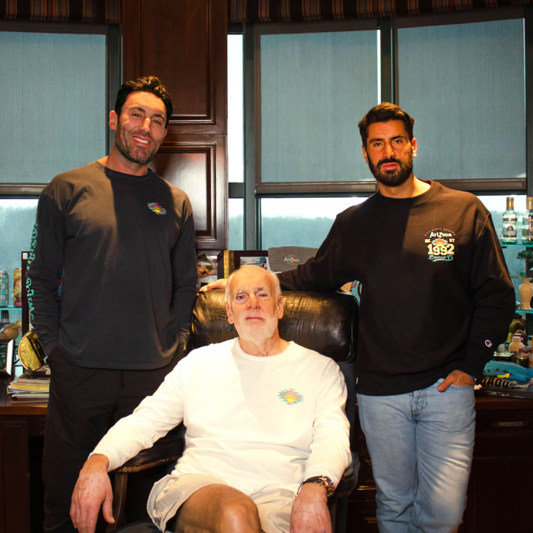 Don Vultaggio (center) co-owns the company with his sons, Wesley (left) and Spencer (right).