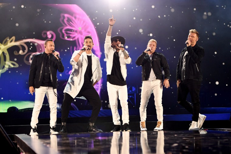 Howie Dorough, Brian Littrell, Nick Carter, AJ McLean, and Kevin Richardson of Backstreet Boys perform onstage during the 2019 iHeartRadio Music Festival on Sept. 20, 2019, in Las Vegas, Nevada.