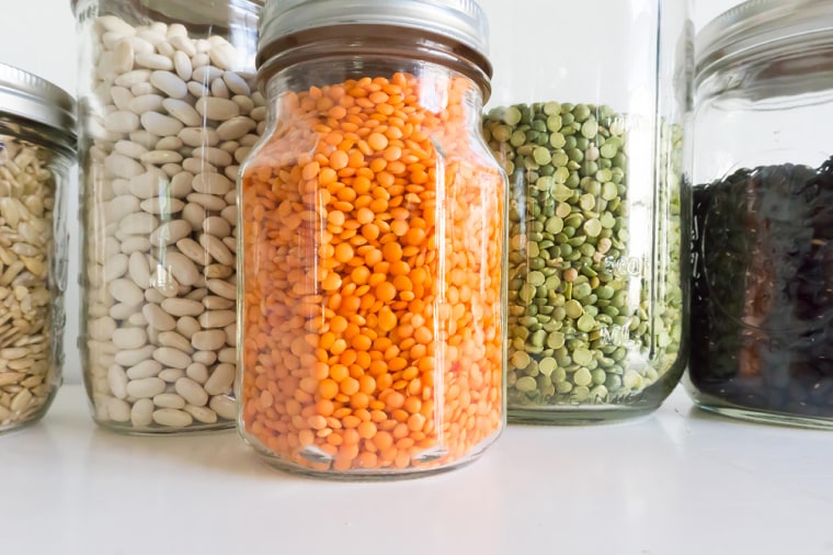 Properly stored dried beans will stay fresh in the pantry for up to a year.