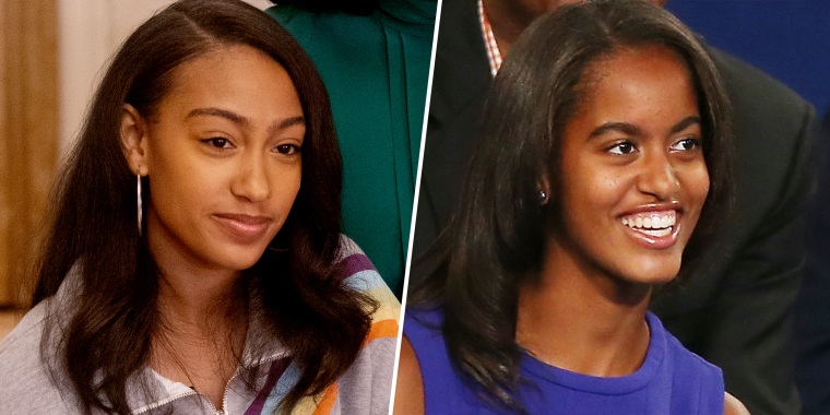 Pictured, l-r: Lexi Underwood, Malia Obama.