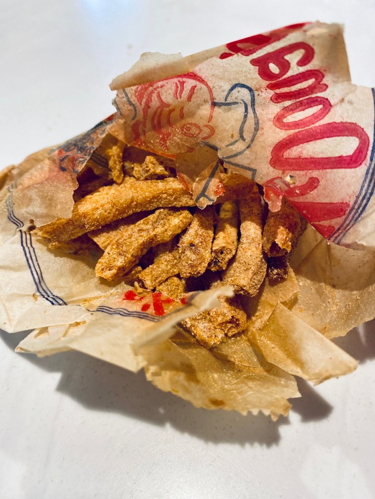 Included in his McDonald's find, Rob discovered perfectly preserved french fries.