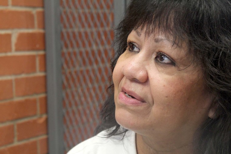 La estadounidense de origen mexicano sentenciada a muerte, Melissa Lucio, habla en entrevista con Efe, el 29 de marzo de 2022, en la cárcel de Mountain View, en Gatesville, Texas (EE.UU.).