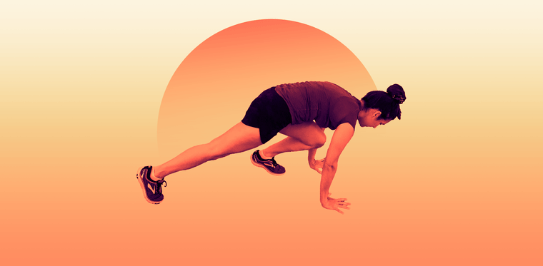 Mountain climbers target many major muscle groups, including the abs, low back, hamstrings and glutes.