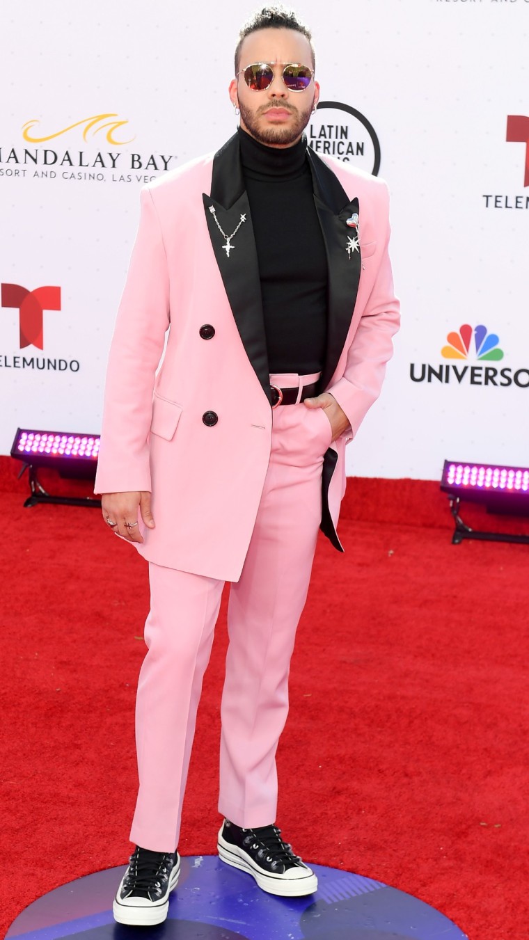 Prince Royce en la alfombra roja de los Latin American Music Awards 2022.