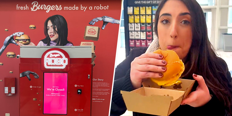 A Jersey City mall is home to the world’s first robot burger vending machine, RoboBurger — so I gave it a try.