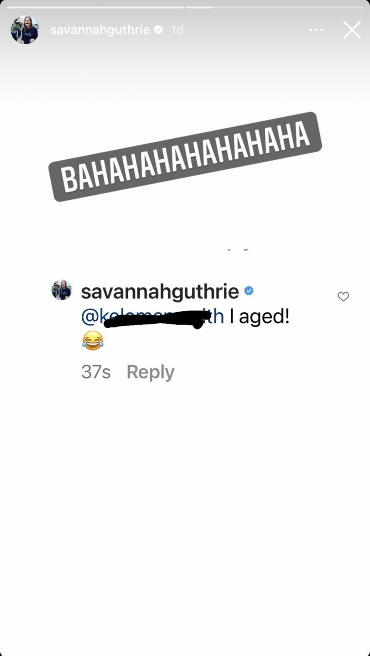 Savannah didn't identify the person who insulted her appearance.
