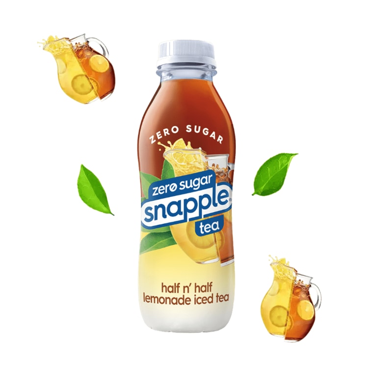 Snapple's new Zero Sugar Half n' Half Lemonade Iced Tea.