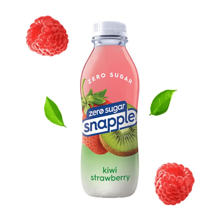 The new Zero Sugar Kiwi Strawberry Snapple.