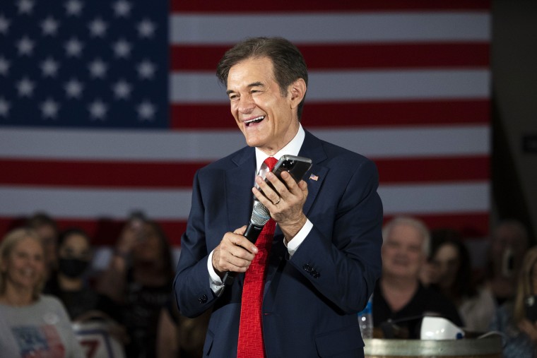 Pennsylvania Senate Candidate Mehmet Oz Delivers Remarks At 'A Dose of Reality' Town Hall