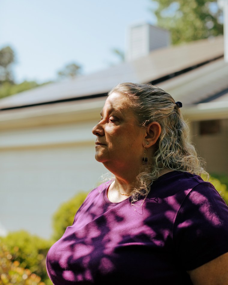 Lynn Krell at her home in Hattiesburg. 