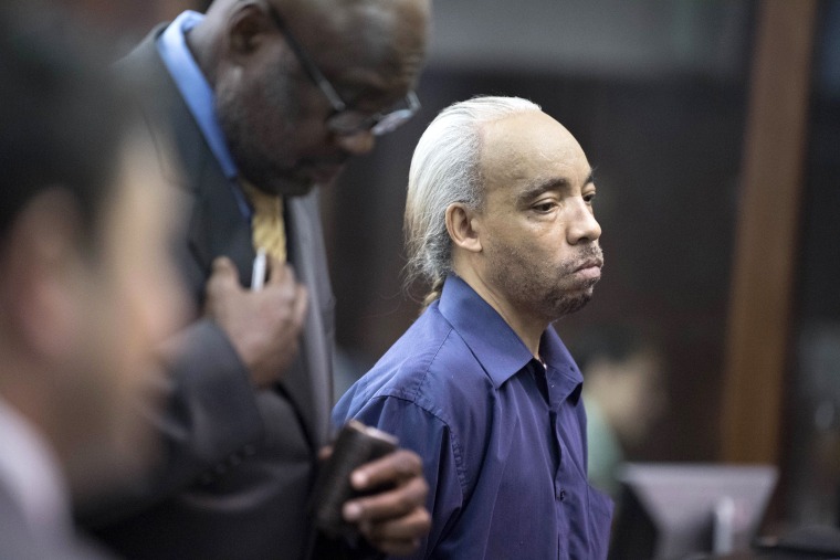 Rapper The Kidd Creole, whose real name is Nathaniel Glover, is arraigned in New York on Aug. 3, 2017.