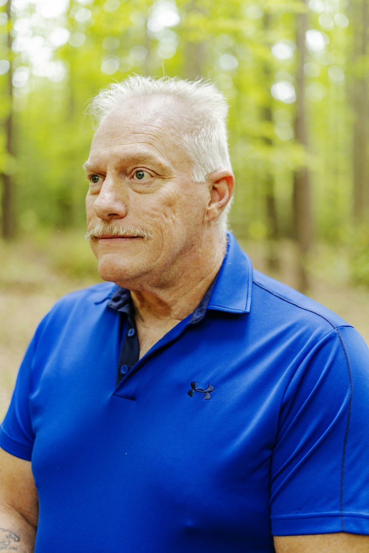 Patrick Schollaert outside his home in Powhatan, Va.