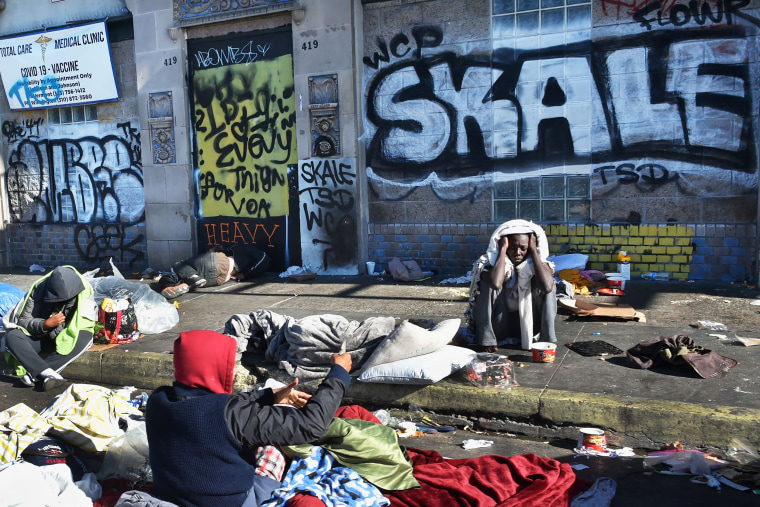 Image: Los Angeles homeless
