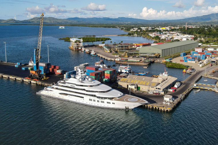 U.S. says Fiji seized Russian billionaire's $300 million superyacht