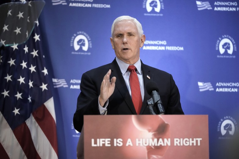 Mike Pence Speaks In Washington, DC Ahead Of Supreme Court Abortion Case