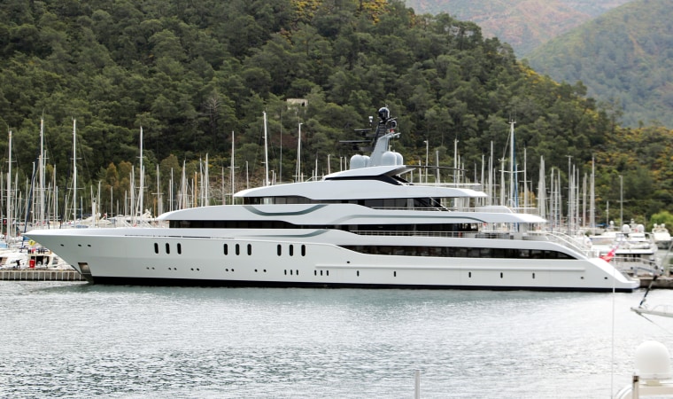 Tango yacht in Marmaris, Turkey on April 19, 2014.