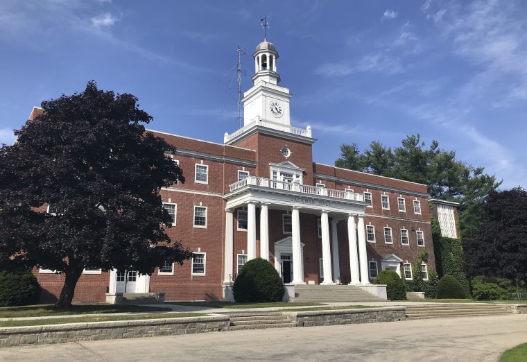 Jackman Hall on the campus of Norwich University in Northfield, Vt., on July 16, 2018.