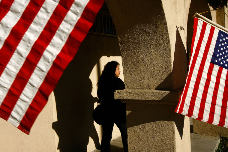California Voters Participate In The State's Pivotal Primary