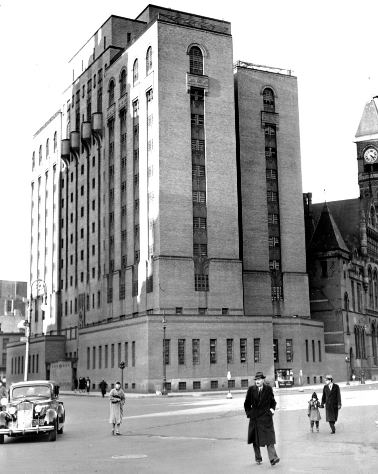 Photo of Manhattan's House of Detention for Women on corner