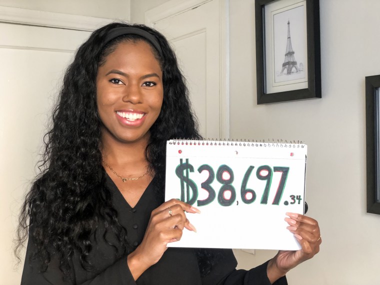 Andrea Christopher Young finally paid off her student debt in October last year.