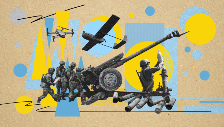 Modern artillery combined with drones have helped Ukraine push back on Russia's invasion.