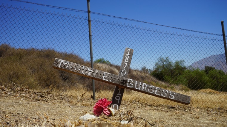 The St. Boniface Indian Industrial School Cemetery in Banning, Calif., in 2021.