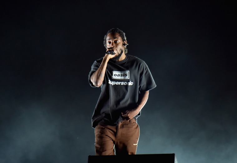 Kendrick Lamar performs at Grandoozy