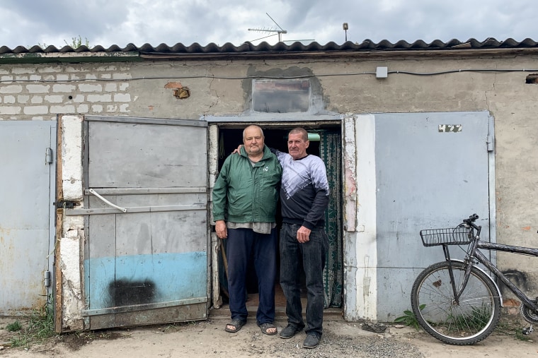 Serhiy Griva and Anataoliy Dvorak live in a storage unit.