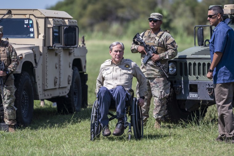 Governor Abbott Holds Press Conference On Border Security
