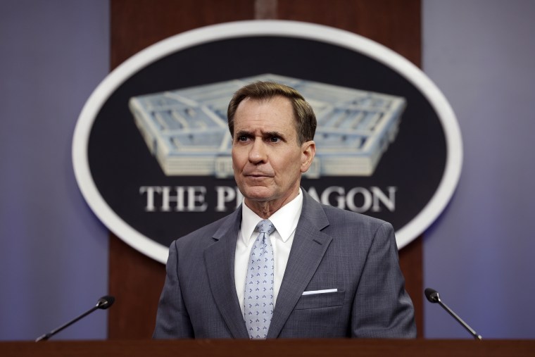 Pentagon Press Secretary Kirby Holds A Press Briefing