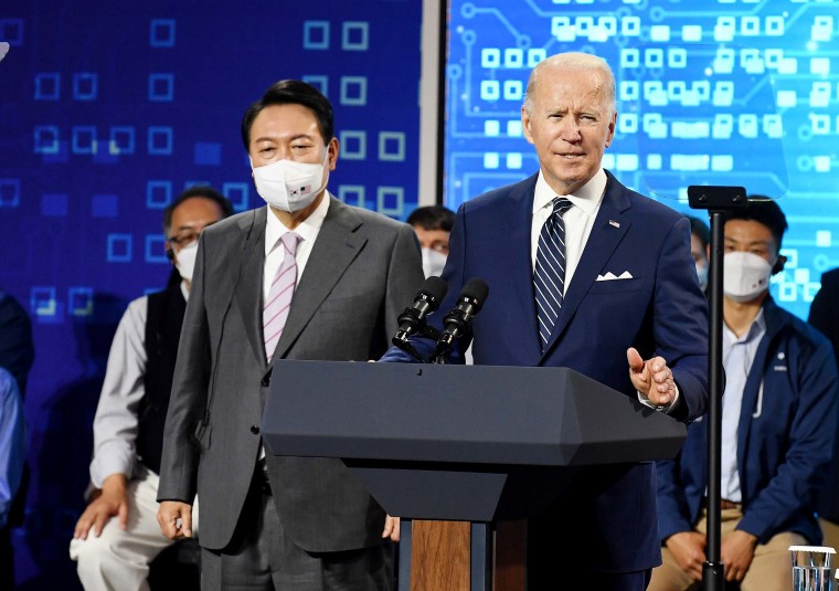 US President Biden Arrives In South Korea