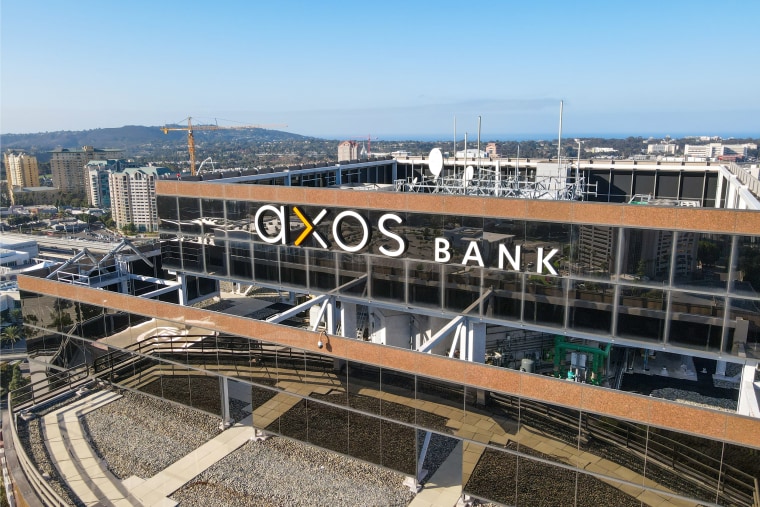 The Axos office building in San Diego in 2020.