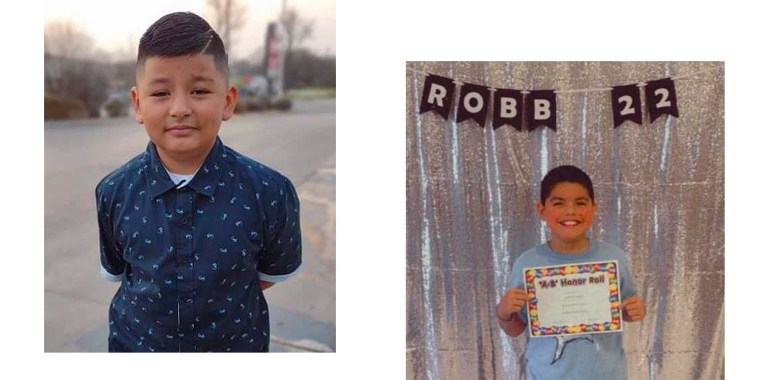 Image: Xavier Lopez, 10, and Jose Flores Jr., 10.