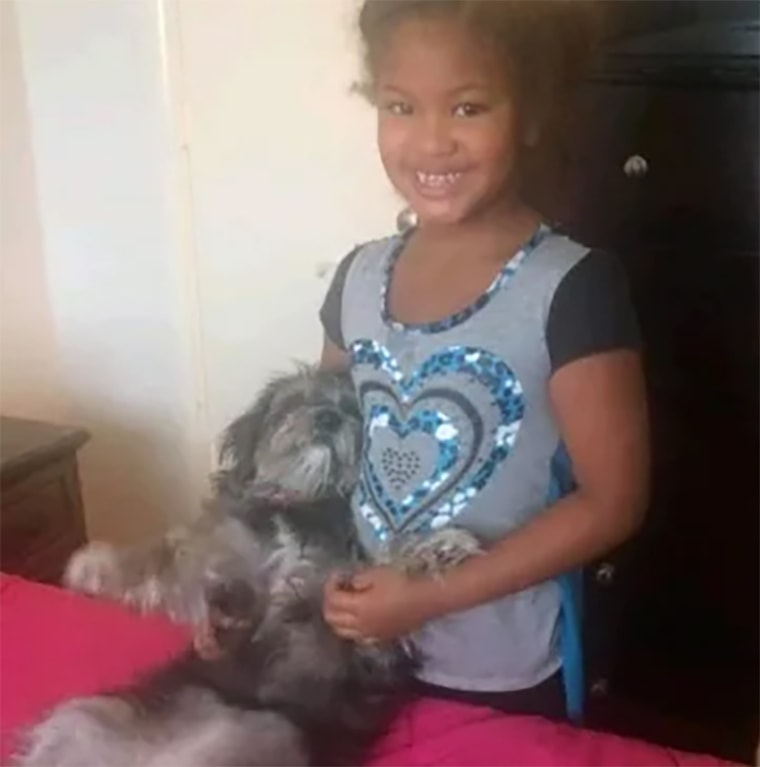 Jazmine Barnes, 7, was fatally shot in a Walmart parking lot in Harris County, Texas, on Dec. 30, 2018.
