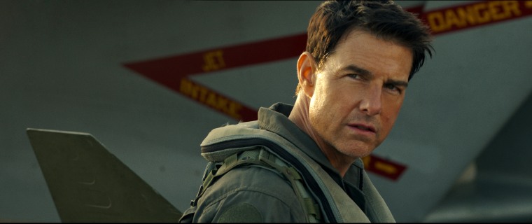 Tom Cruise in “Top Gun: Maverick.”