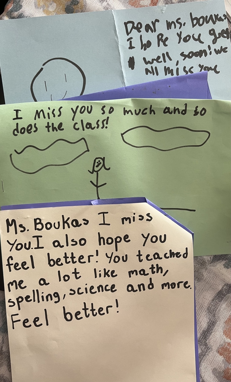 Areti Boukas wanted to return to the classroom this school year. Recovery has taken longer than she hoped, but she will be back teaching special education before the school year ends.