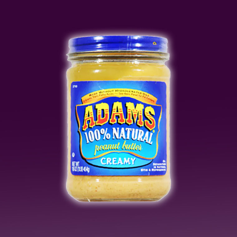 Adam’s 100% Natural Peanut Butter 