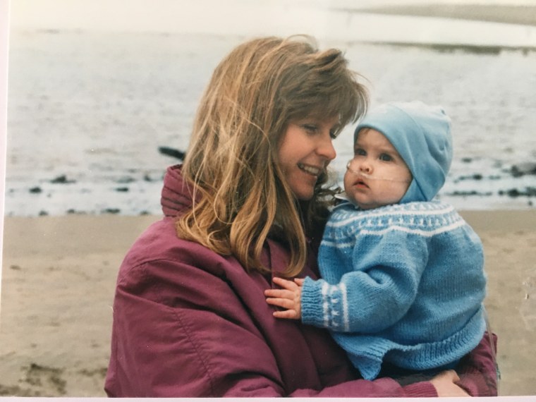 Author Carol Smith with her son, Christopher.