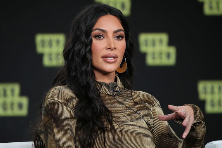 Kim Kardashian en una imagen tomada en 2020.