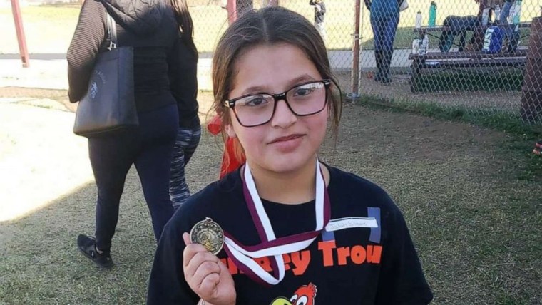 Jailah Nicole Silguero, de 10 años, una de las víctimas de la masacre en Uvalde, Texas.